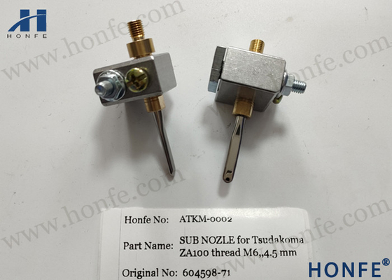 نازل فرعی Tsudakoma Loom Parts ZA103 φ1.5,M6 قطعات یدکی Air Jet Loom